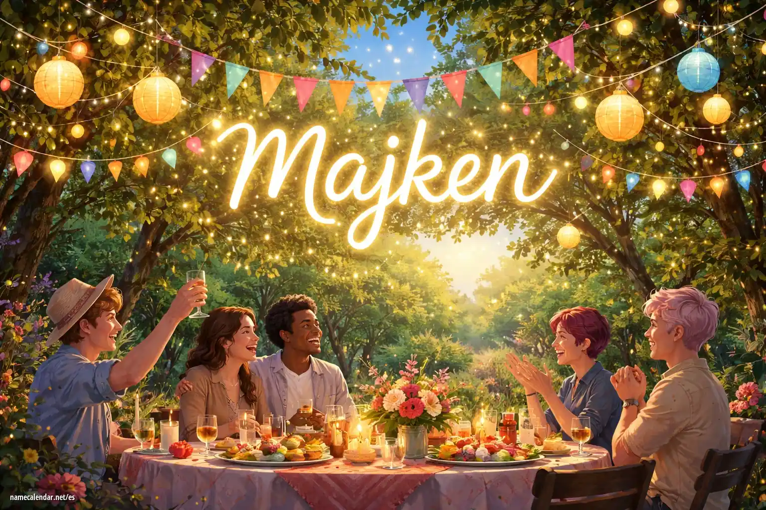 Celebración del onomástico y del nombre - Majken