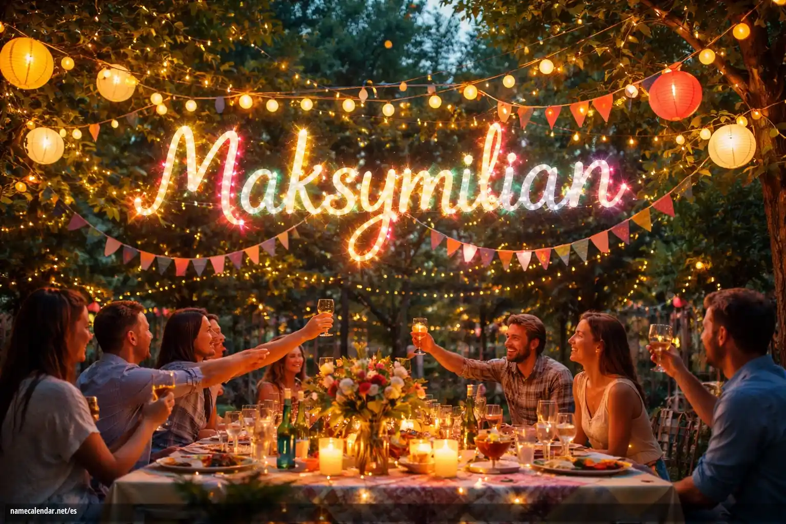 Celebración del onomástico y del nombre - Maksymilian