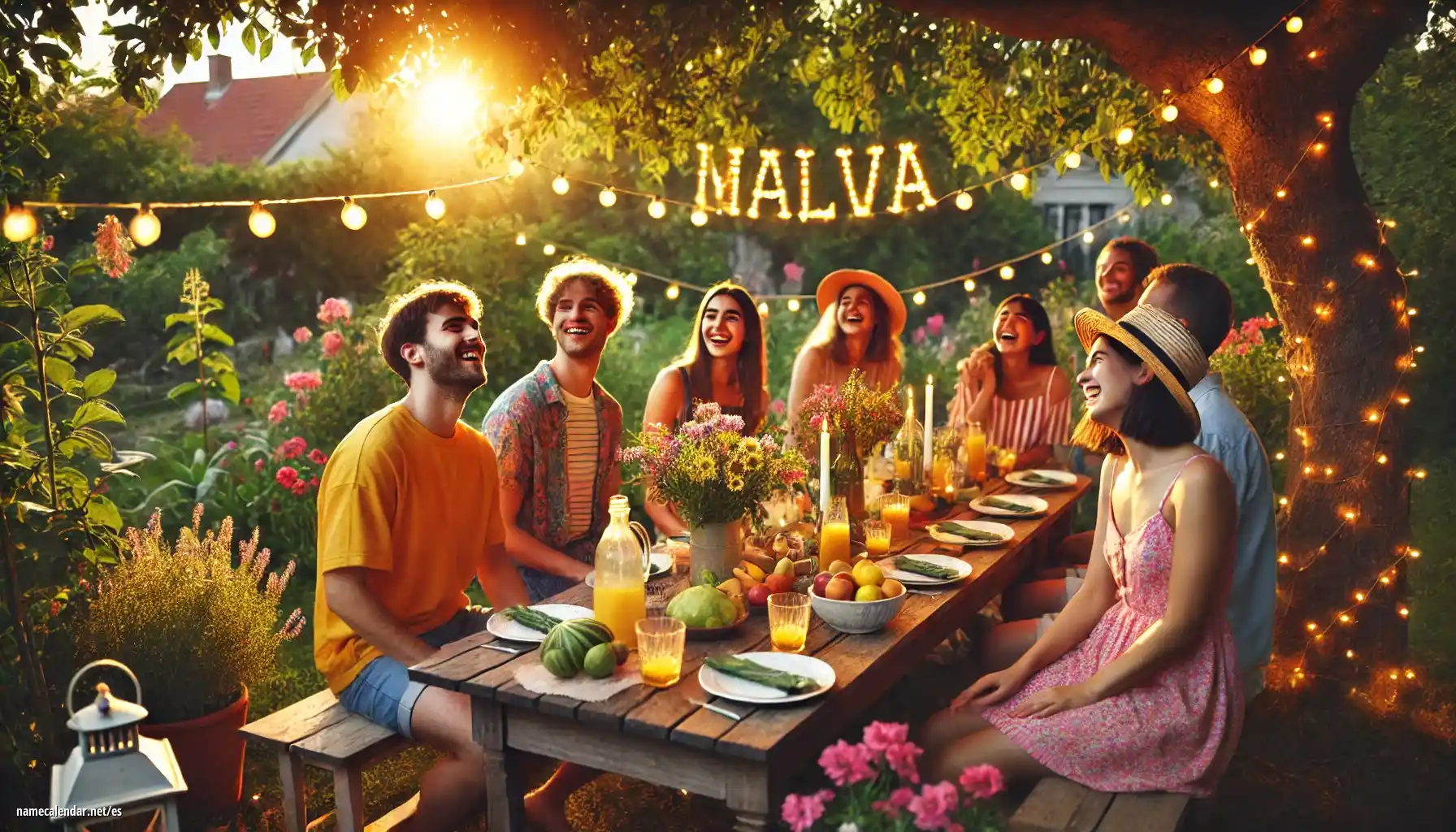 Celebración del onomástico y del nombre - Malva