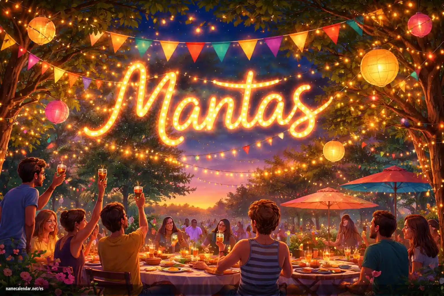 Celebración del onomástico y del nombre - Mantas