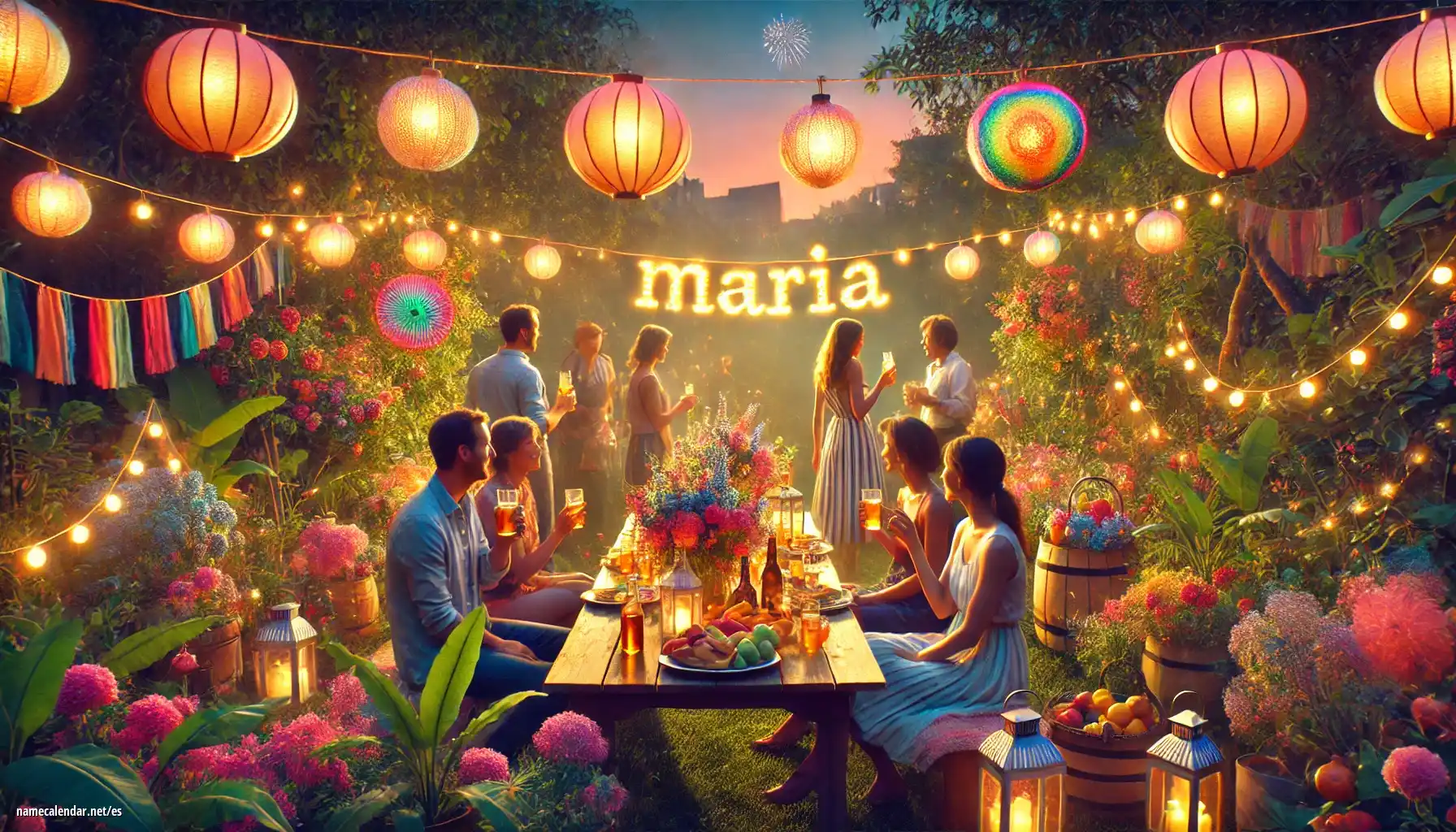 Celebración del onomástico y del nombre - María