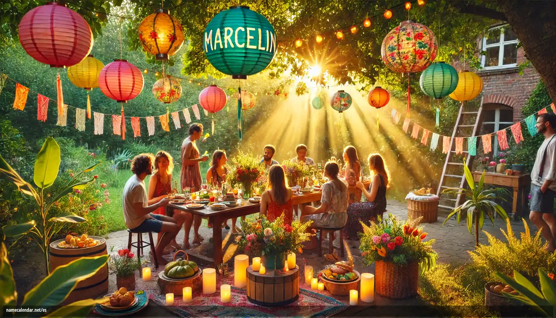 Celebración del onomástico y del nombre - Marcelin