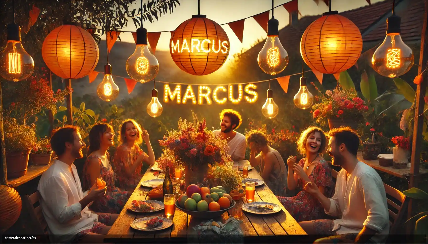 Celebración del onomástico y del nombre - Marcus