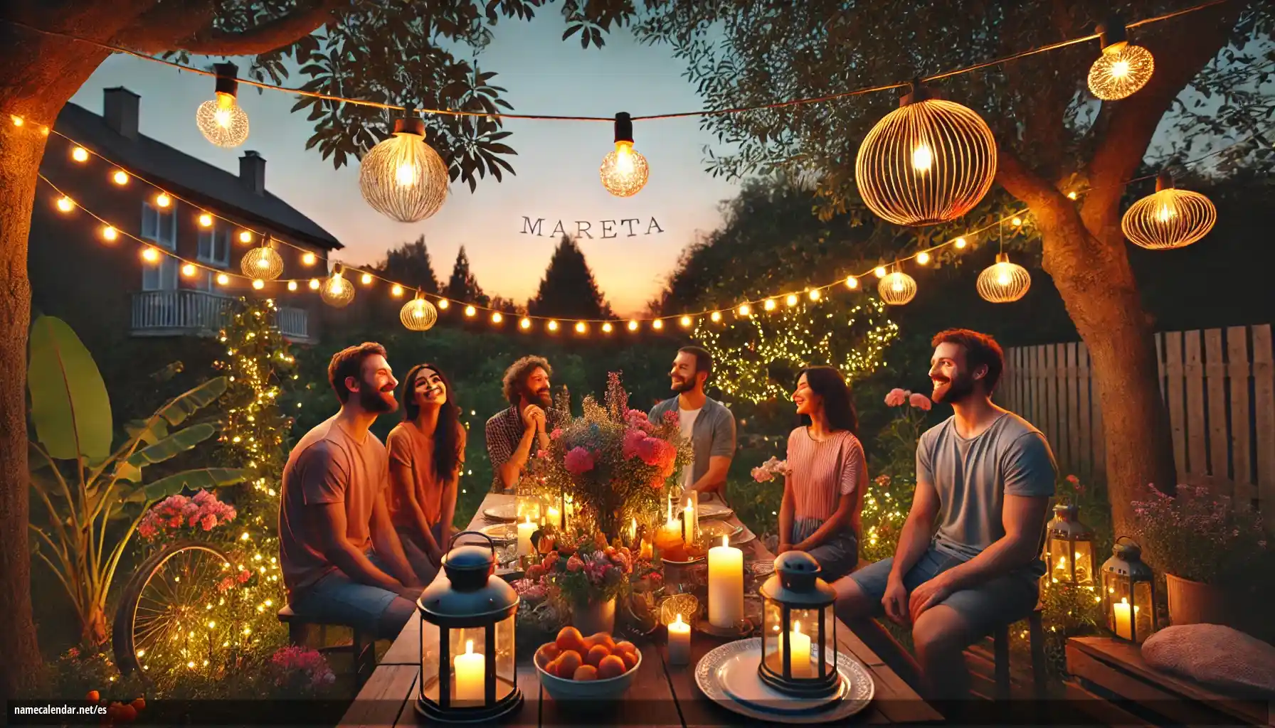 Celebración del onomástico y del nombre - Mareta