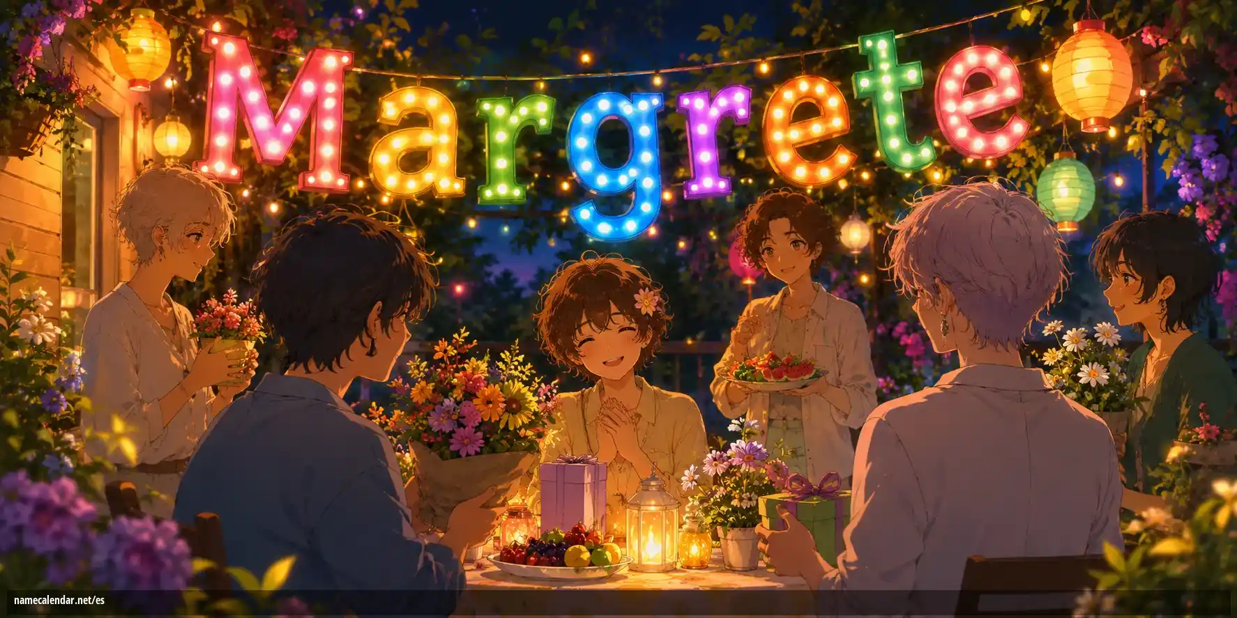 Celebración del onomástico y del nombre - Margrete