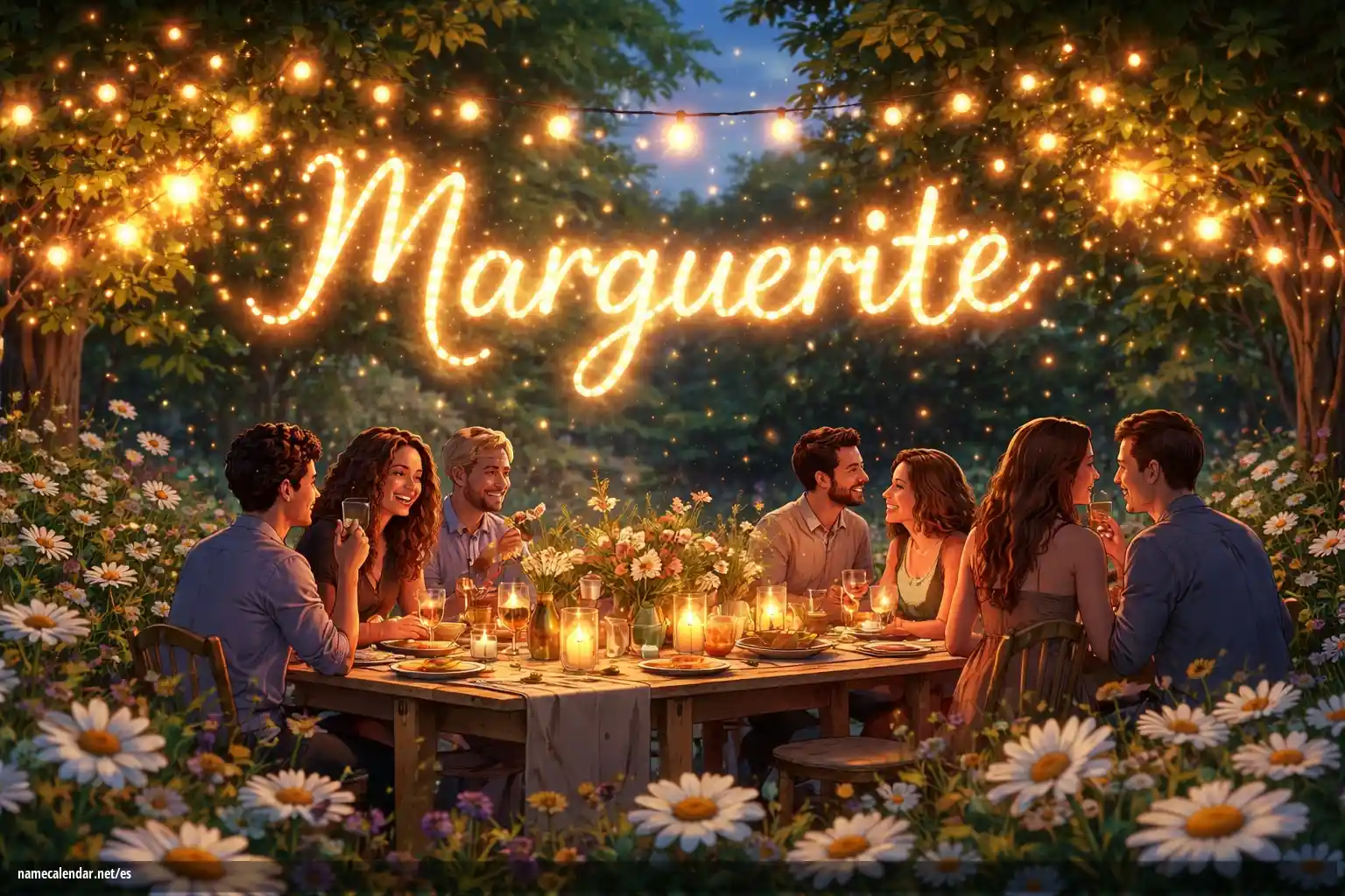 Celebración del onomástico y del nombre - Marguerite
