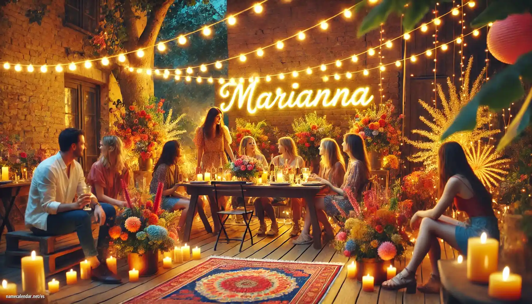 Celebración del onomástico y del nombre - Marianna