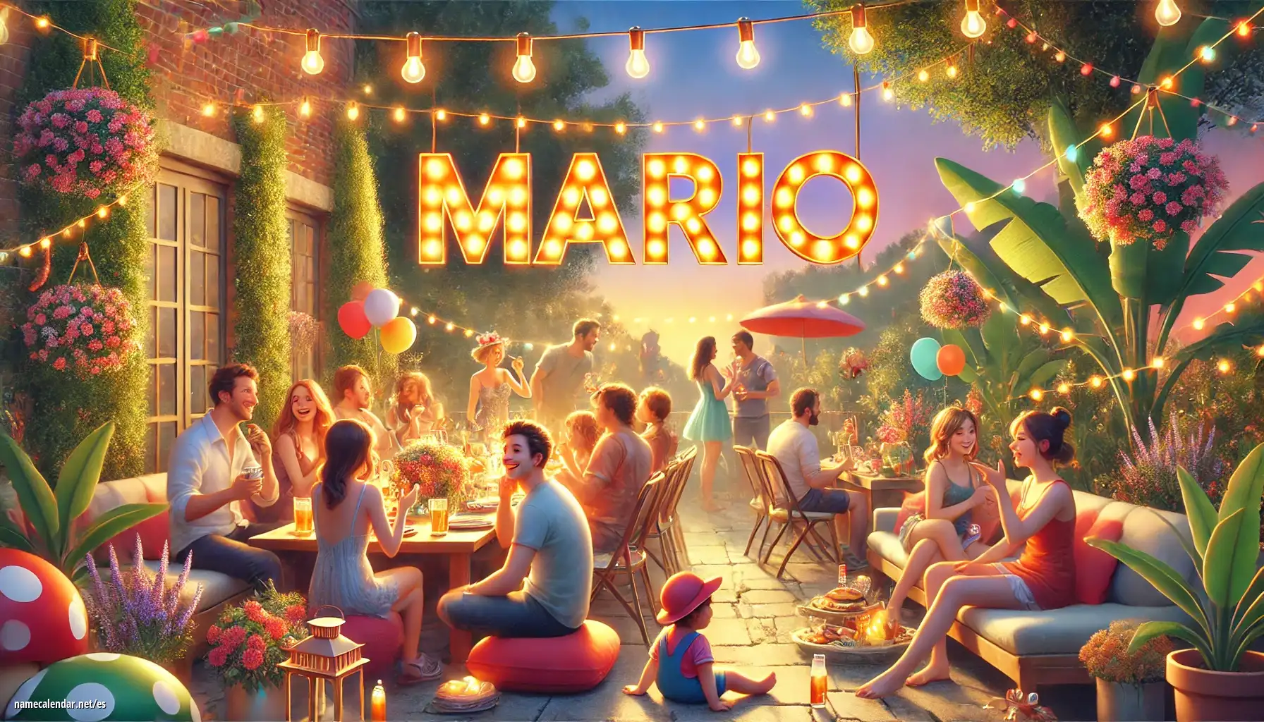Celebración del onomástico y del nombre - Mario
