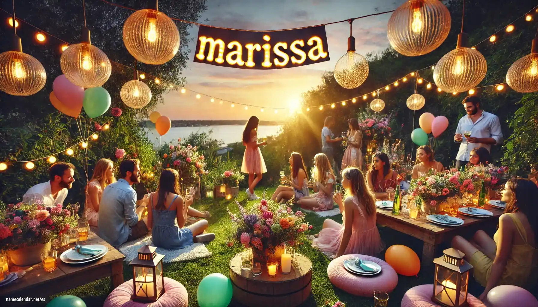 Celebración del onomástico y del nombre - Marissa