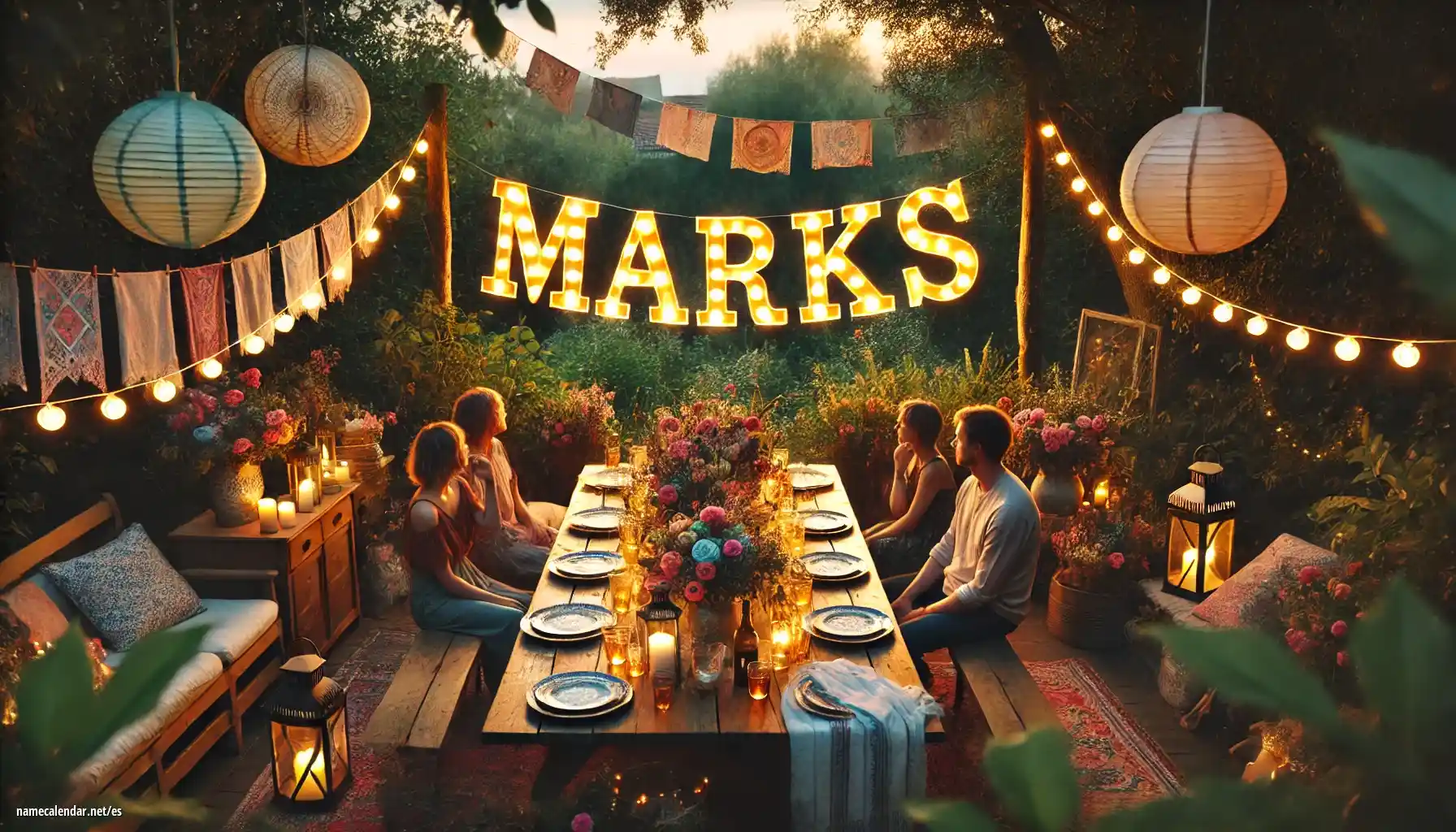 Celebración del onomástico y del nombre - Marks