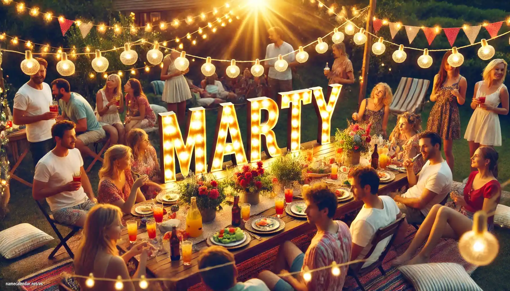 Celebración del onomástico y del nombre - Marty
