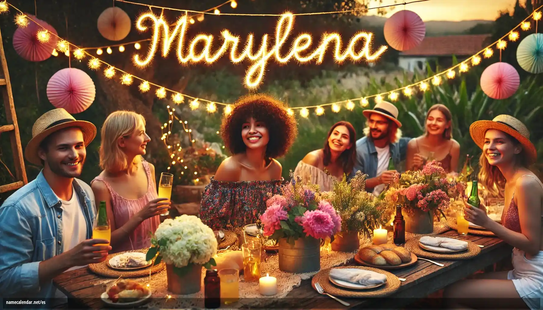 Celebración del onomástico y del nombre - Marylena