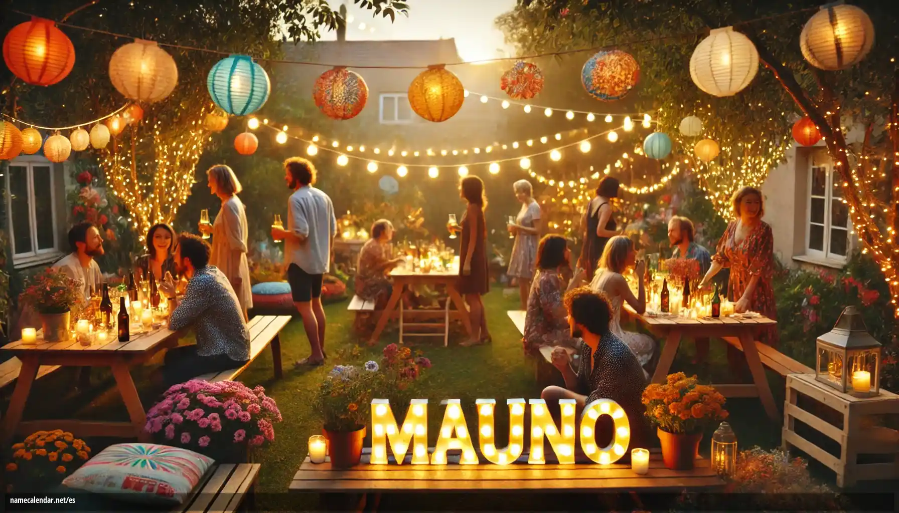 Celebración del onomástico y del nombre - Mauno