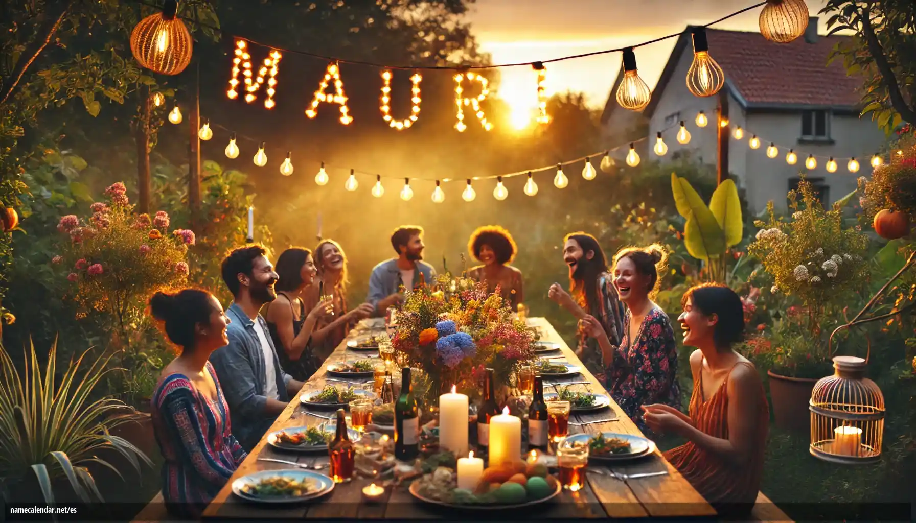 Celebración del onomástico y del nombre - Mauri