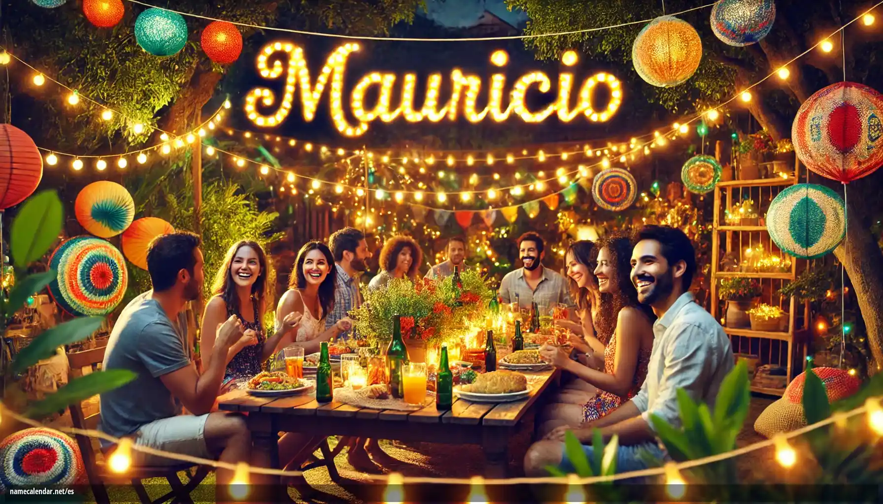 Celebración del onomástico y del nombre - Mauricio