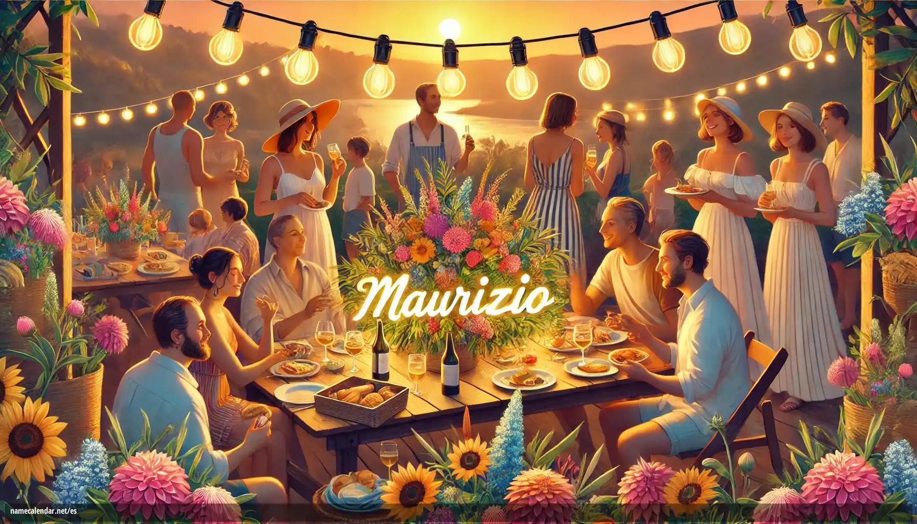 Celebración del onomástico y del nombre - Maurizio