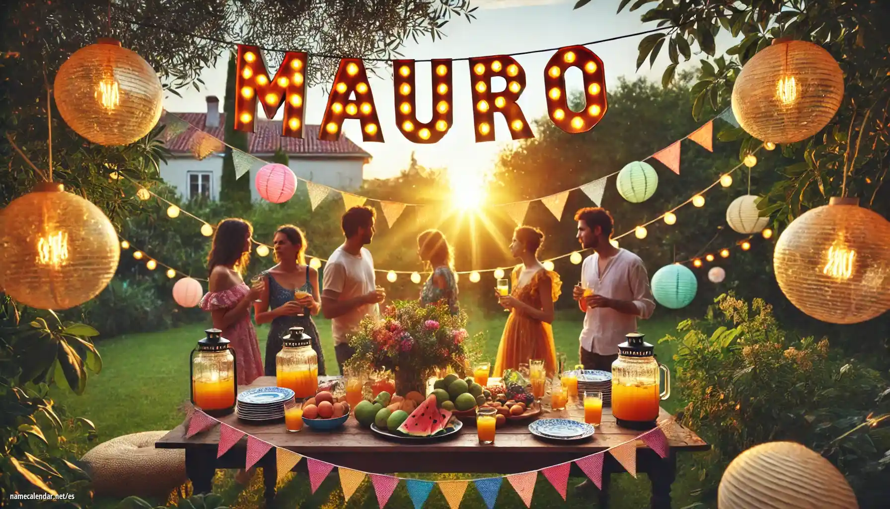 Celebración del onomástico y del nombre - Mauro
