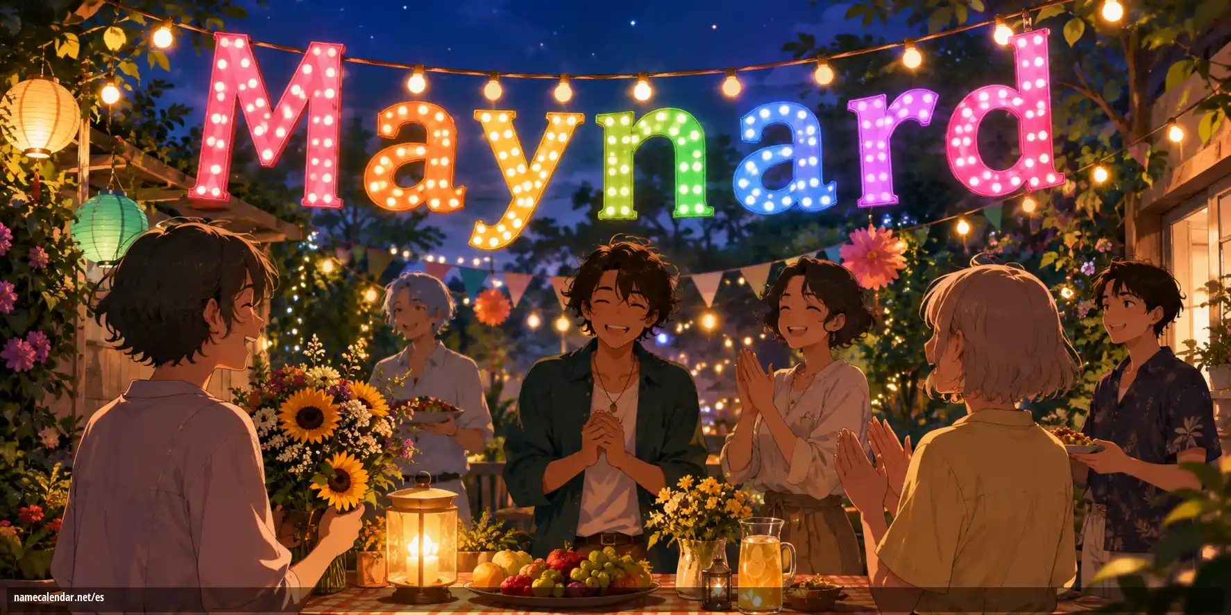 Celebración del onomástico y del nombre - Maynard