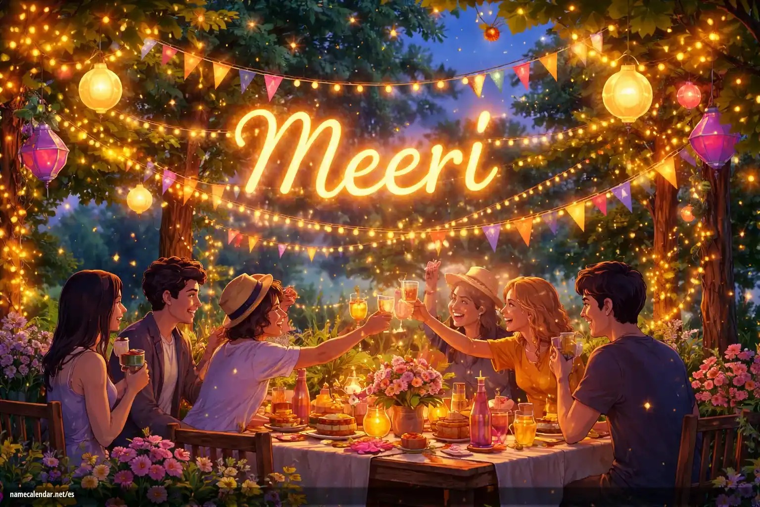 Celebración del onomástico y del nombre - Meeri