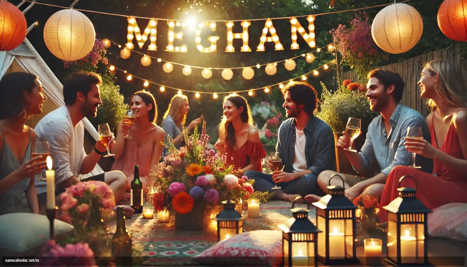 Celebración del onomástico y del nombre - Meghan