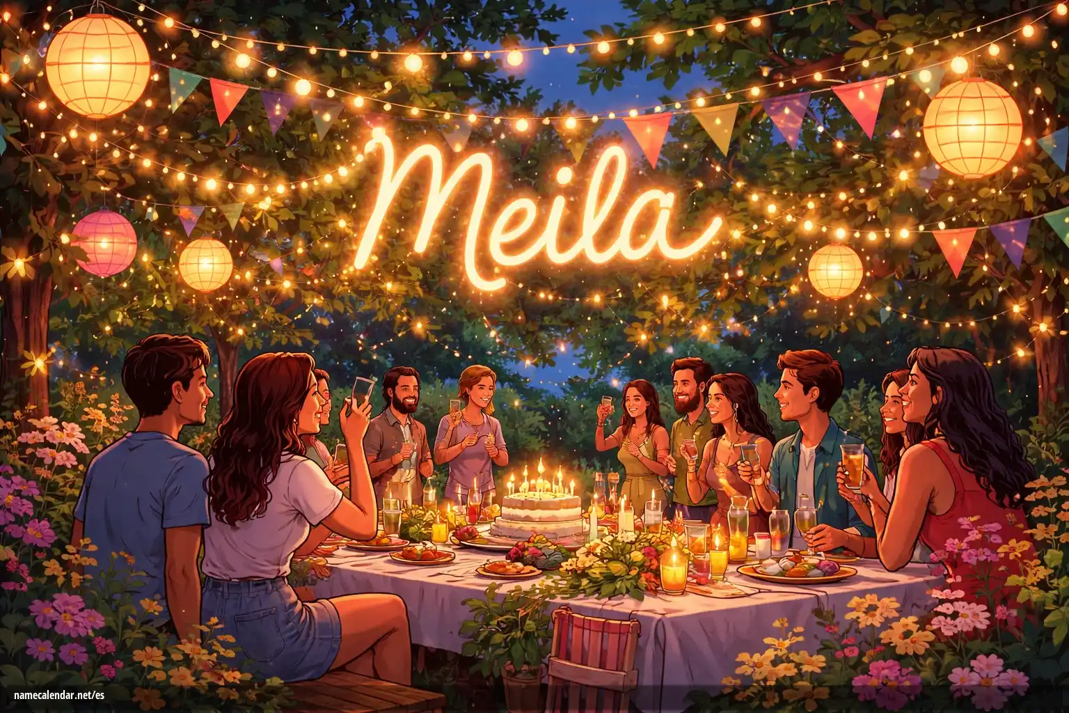 Celebración del onomástico y del nombre - Meila
