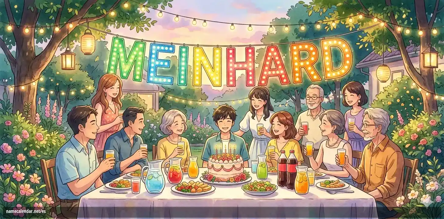 Celebración del onomástico y del nombre - Meinhard