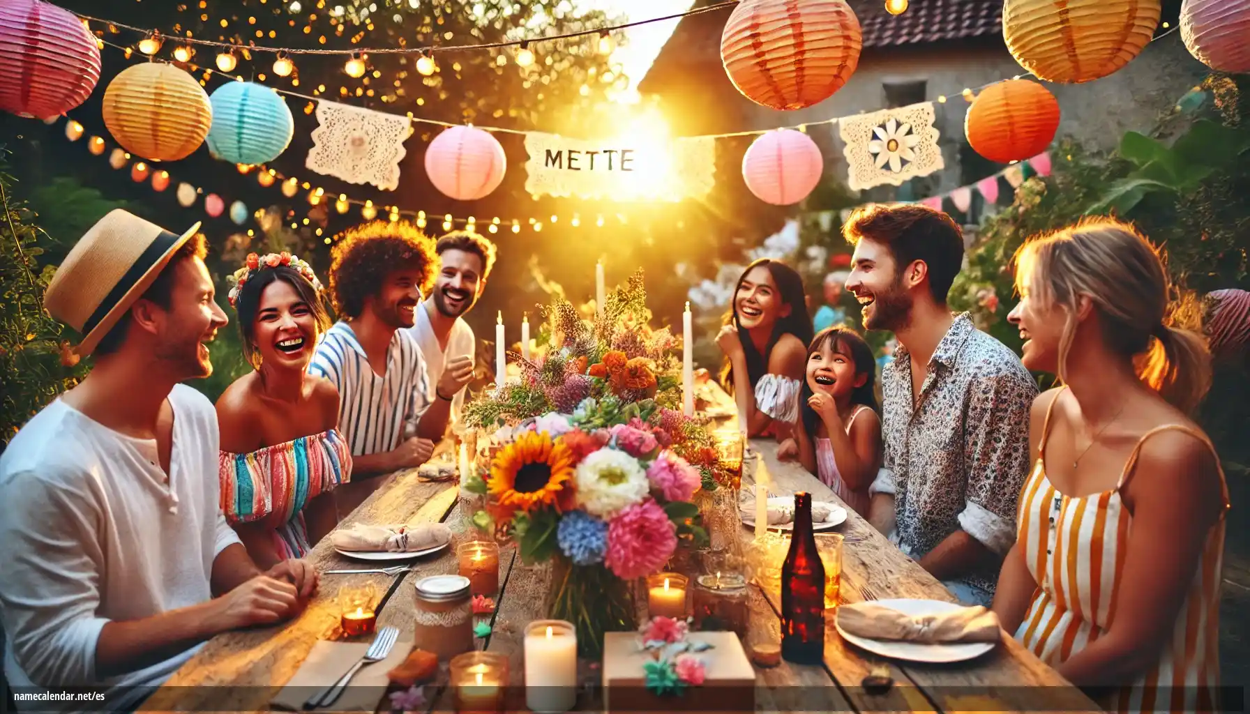 Celebración del onomástico y del nombre - Mette