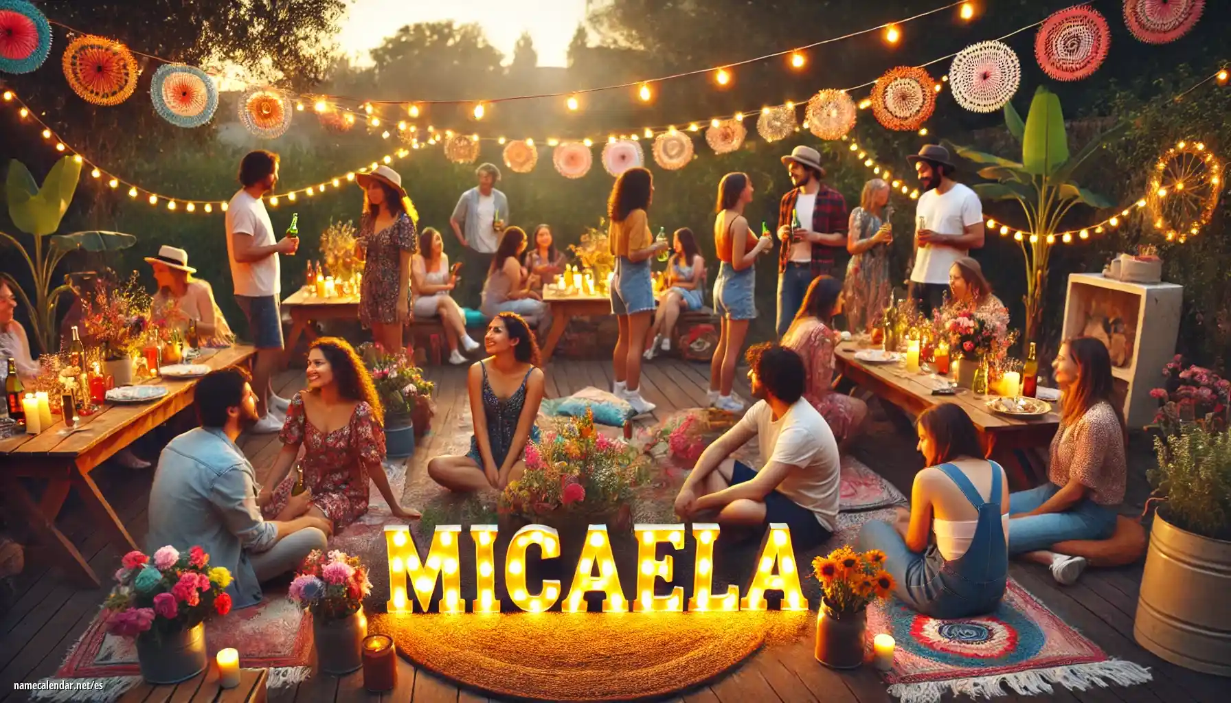 Celebración del onomástico y del nombre - Micaela