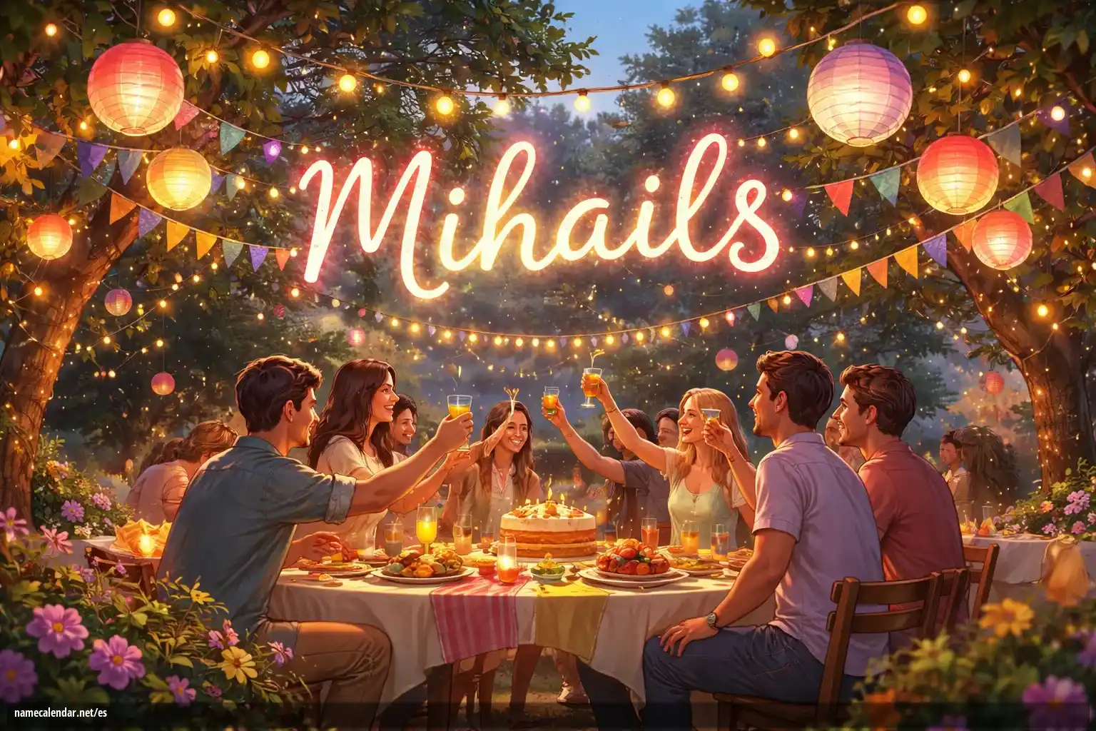 Celebración del onomástico y del nombre - Mihails