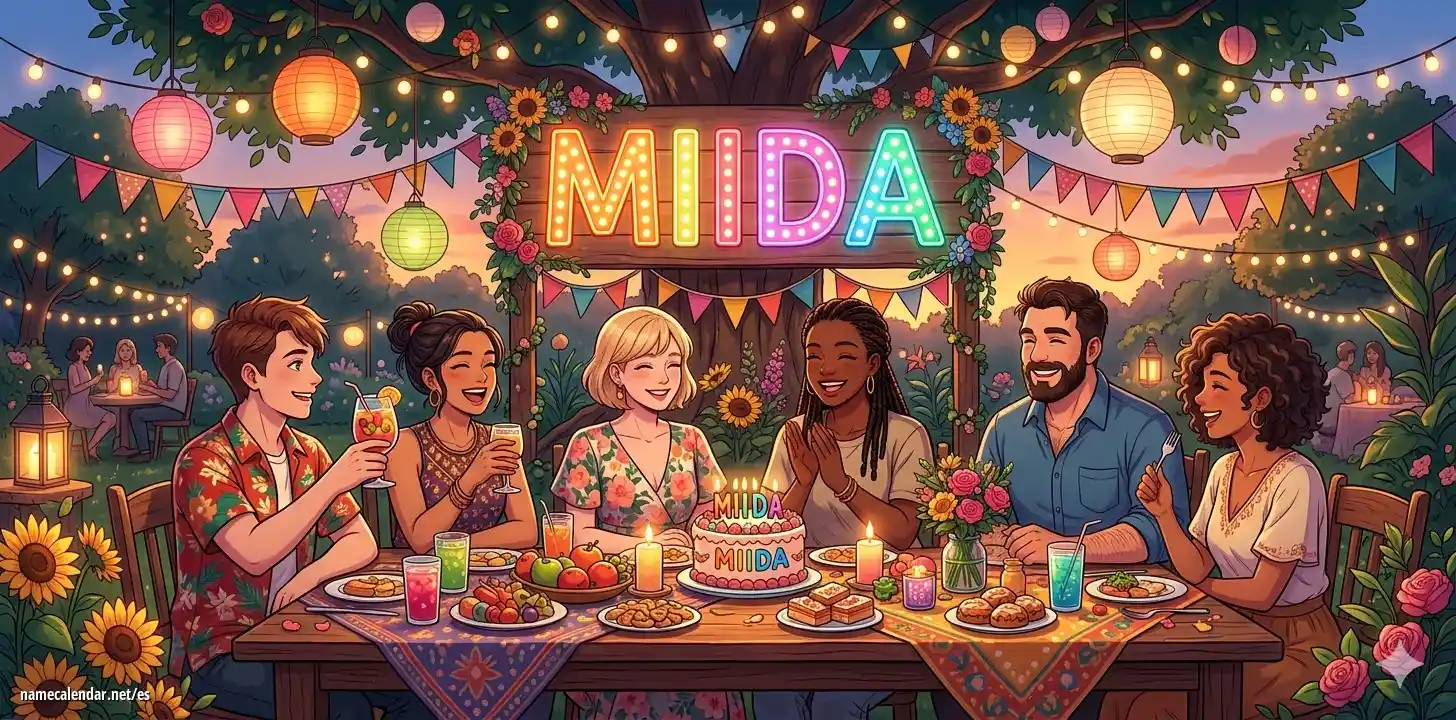 Celebración del onomástico y del nombre - Miida