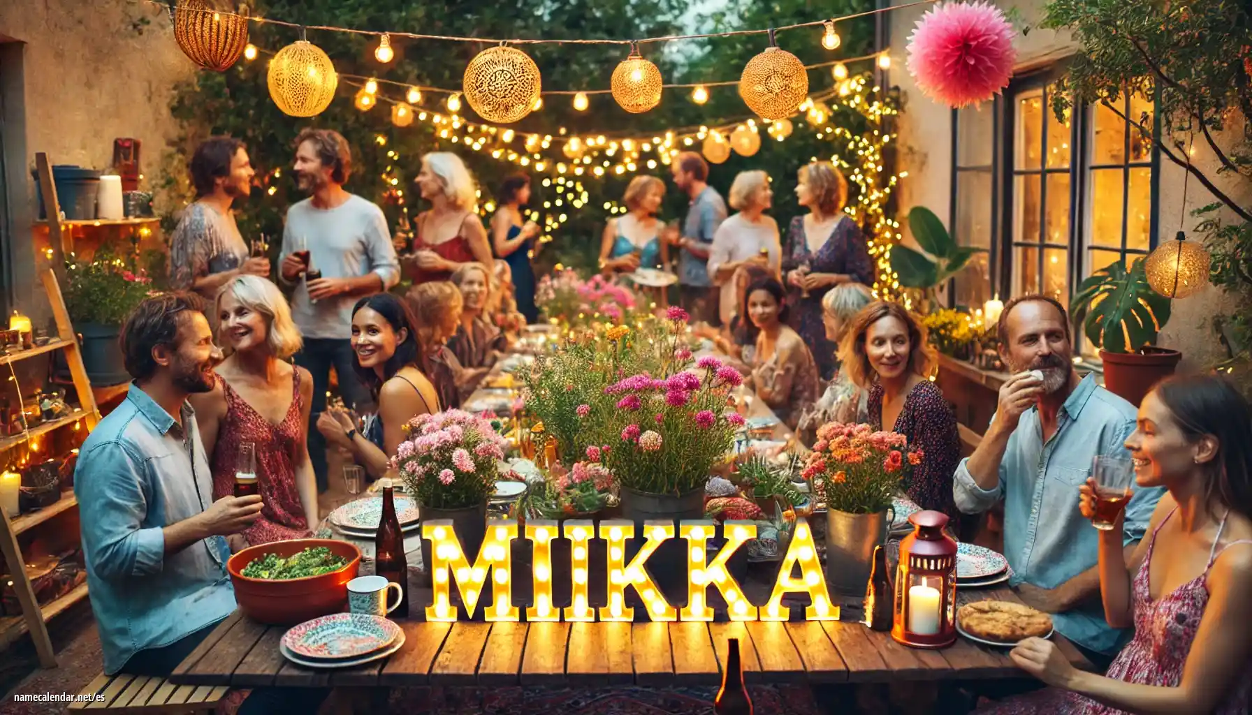 Celebración del onomástico y del nombre - Miikka