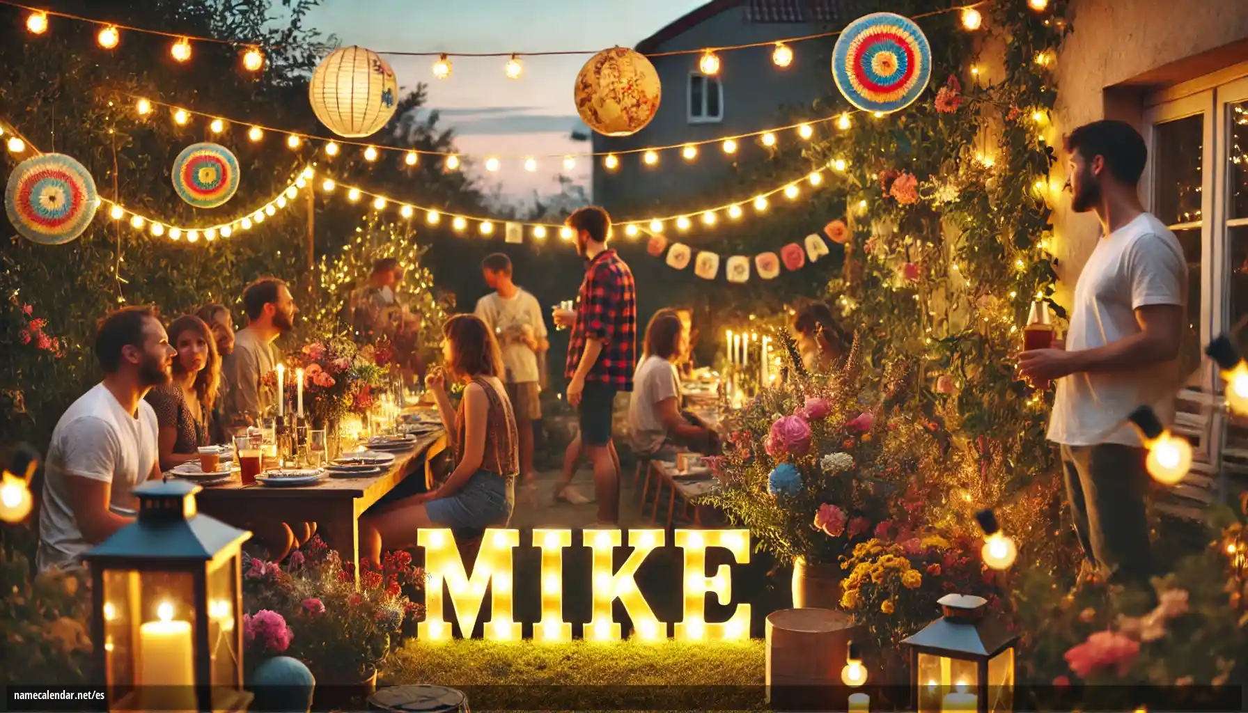 Celebración del onomástico y del nombre - Mike