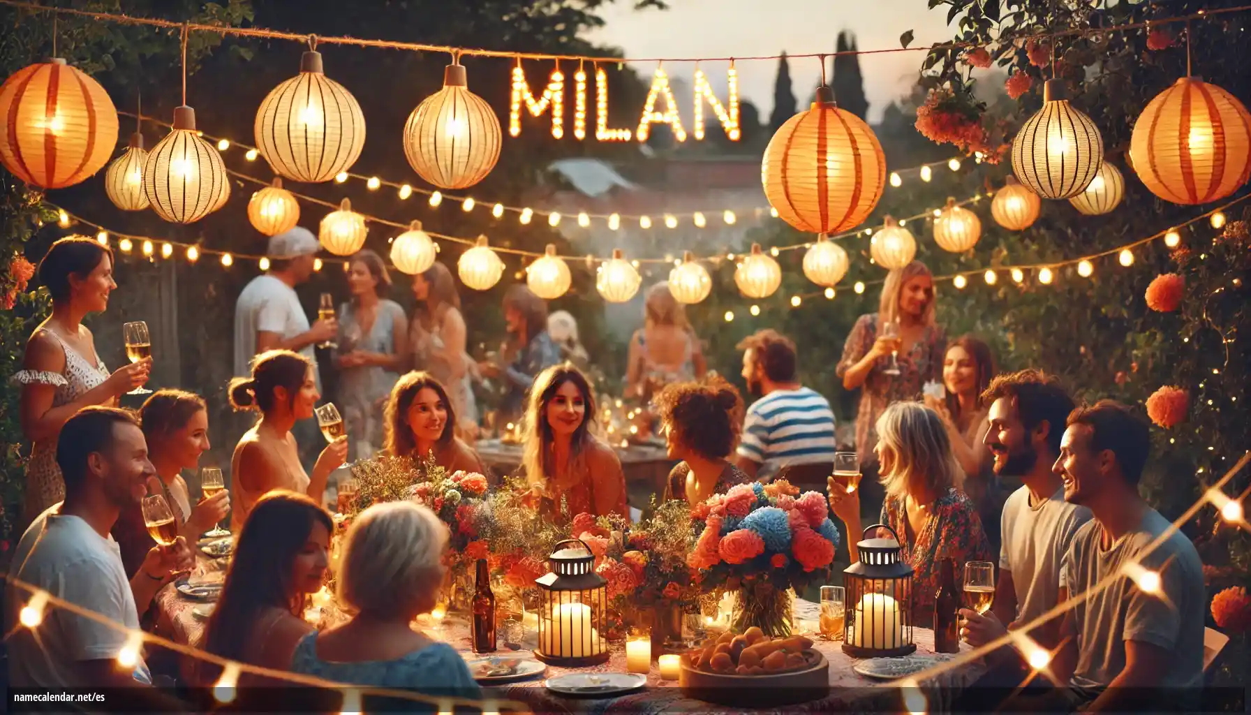 Celebración del onomástico y del nombre - Milán