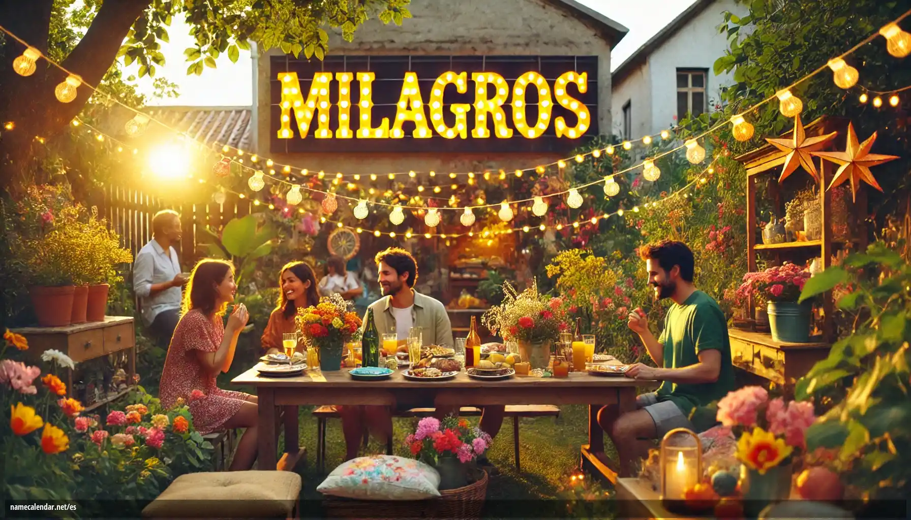 Celebración del onomástico y del nombre - Milagros