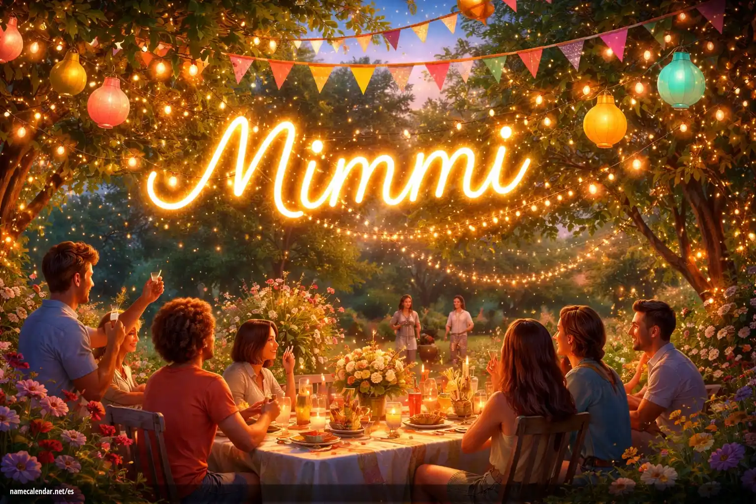 Celebración del onomástico y del nombre - Mimmi
