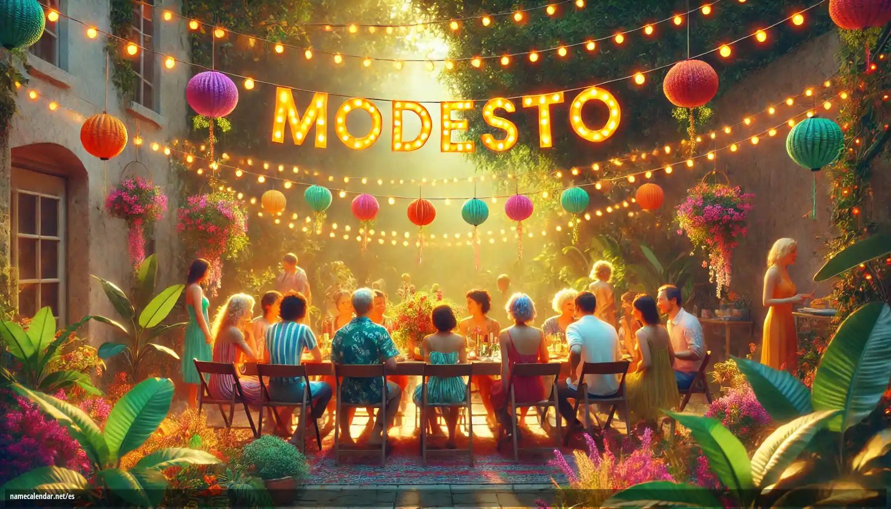 Celebración del onomástico y del nombre - Modesto