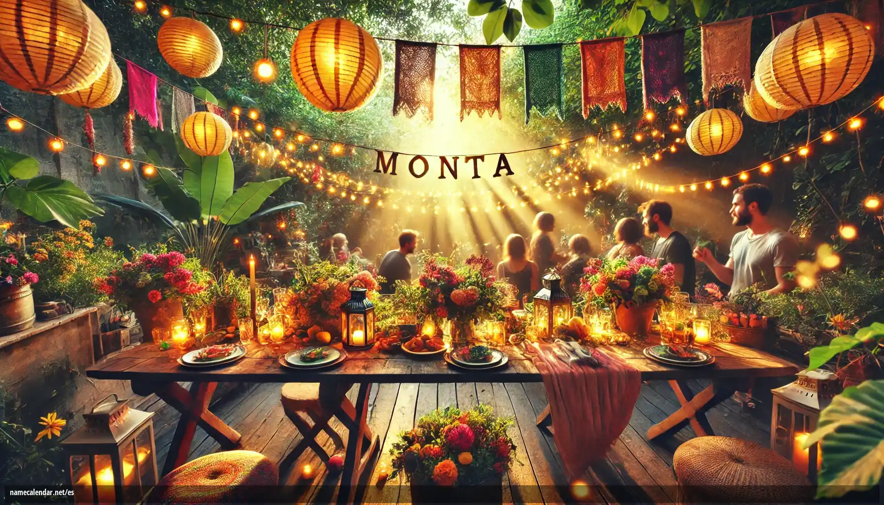 Celebración del onomástico y del nombre - Monta