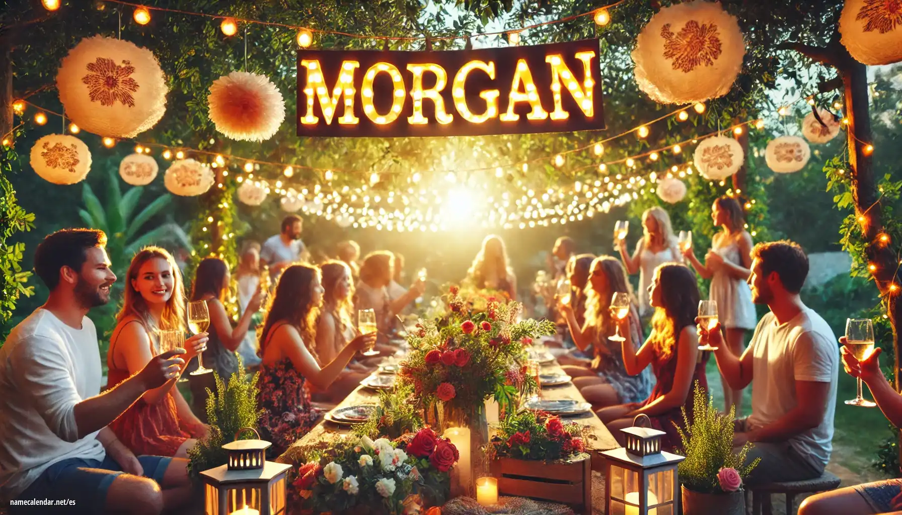 Celebración del onomástico y del nombre - Morgan