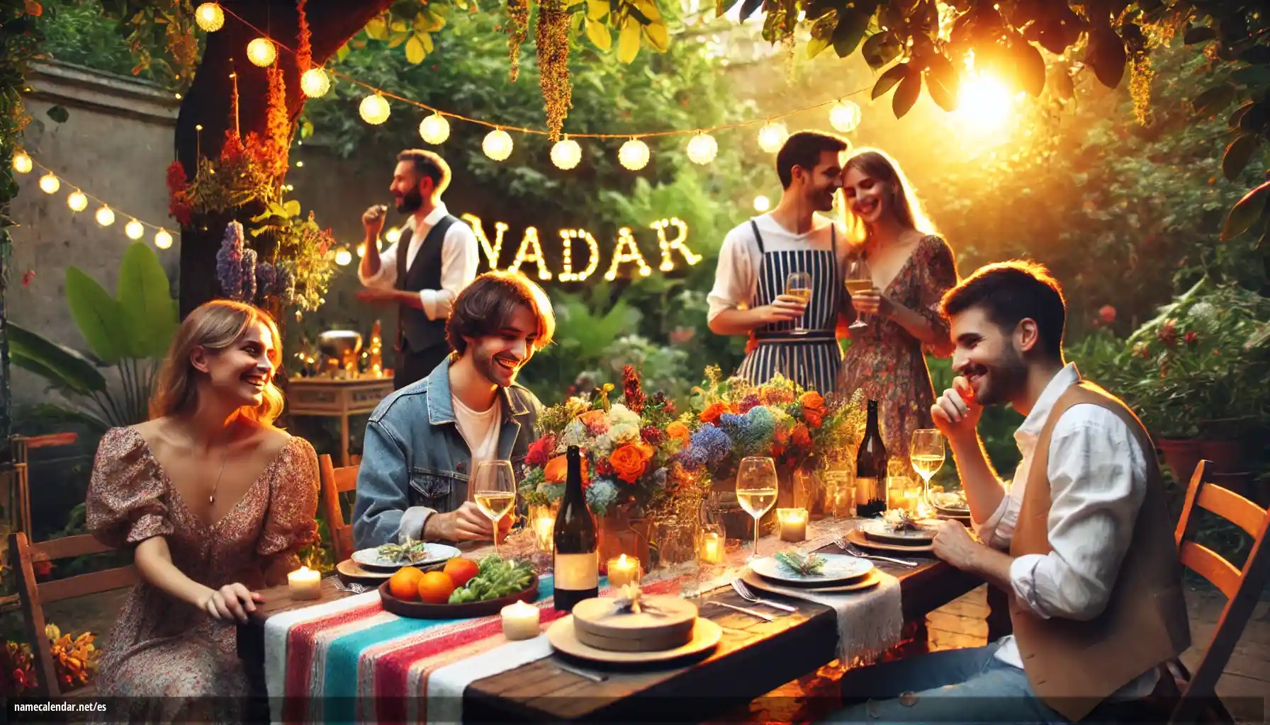 Celebración del onomástico y del nombre - Nadar