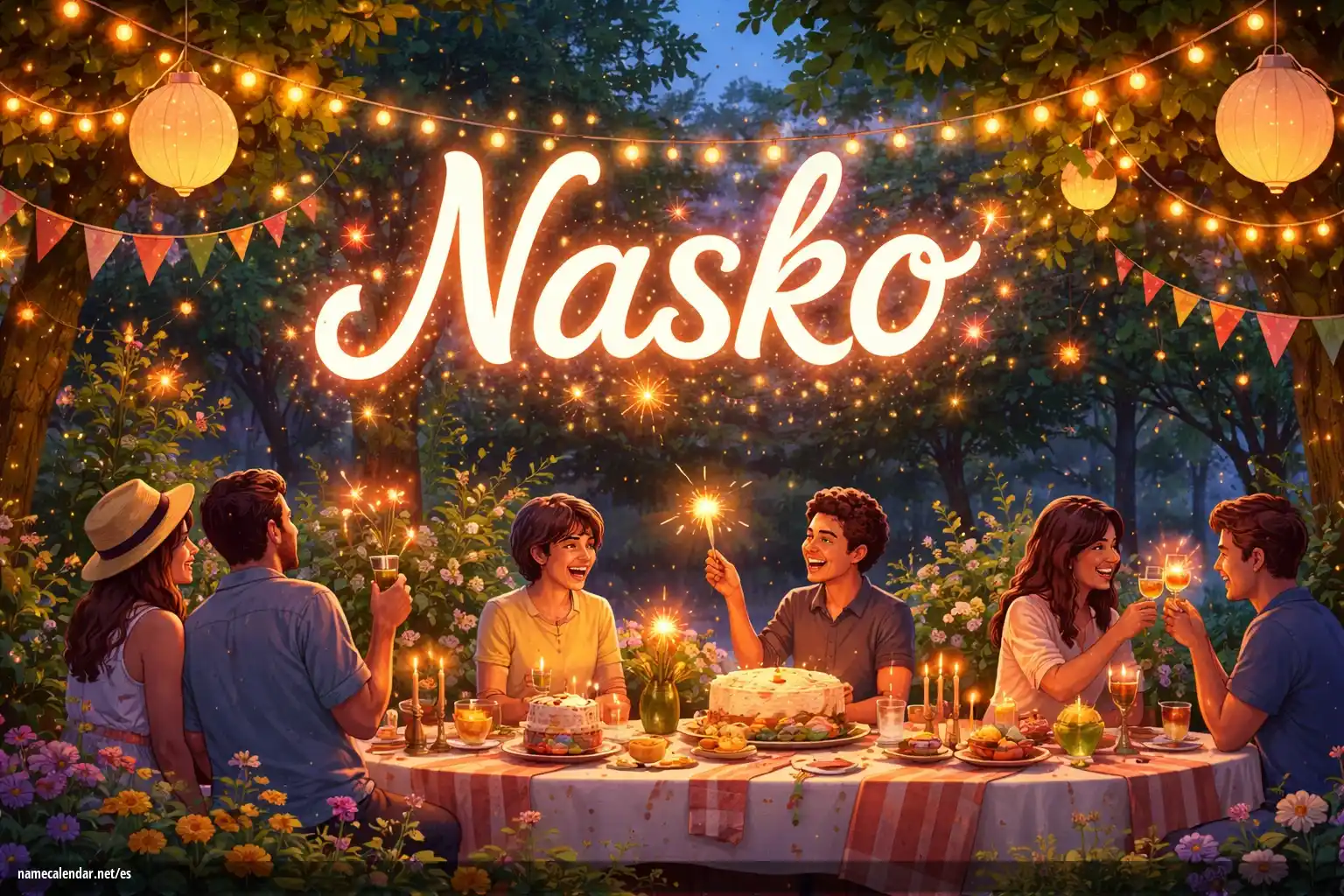 Celebración del onomástico y del nombre - Nasko