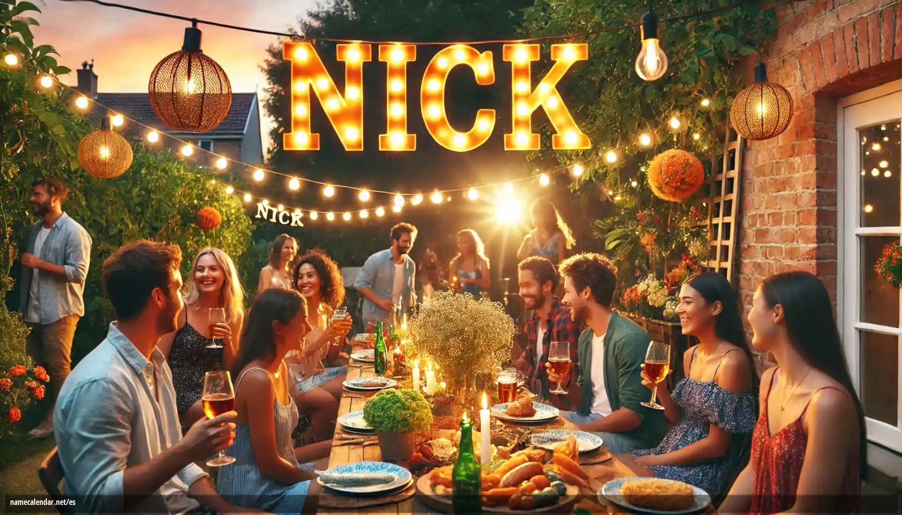 Celebración del onomástico y del nombre - Nick