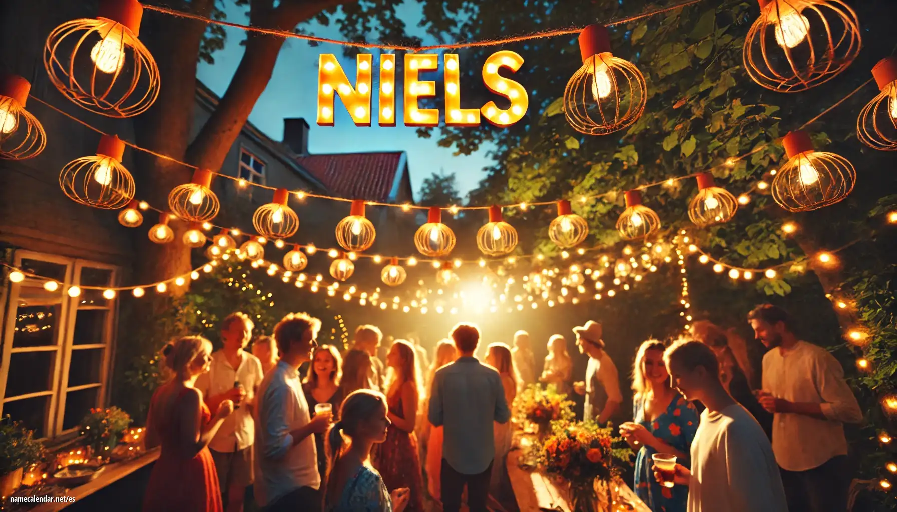 Celebración del onomástico y del nombre - Niels