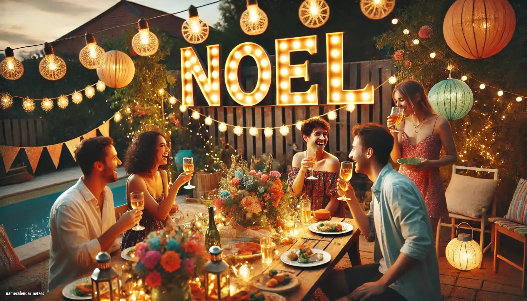 Celebración del onomástico y del nombre - Noel