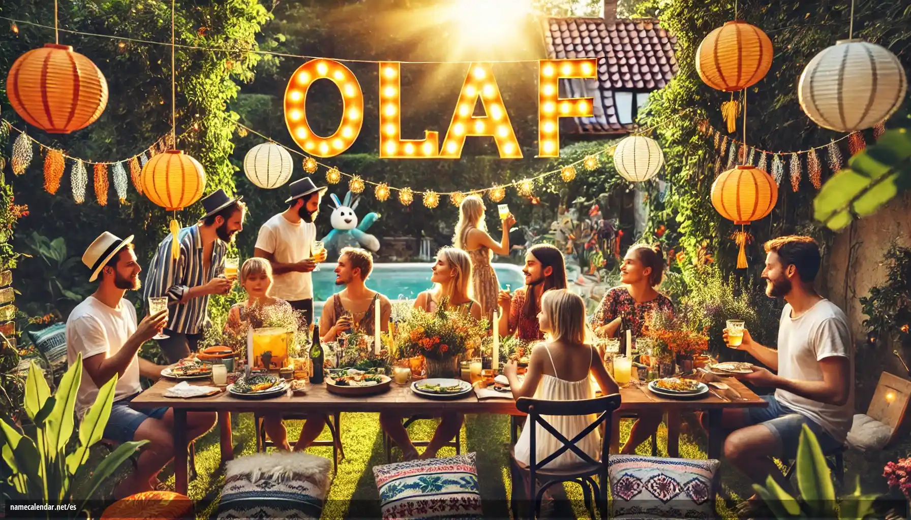 Celebración del onomástico y del nombre - Olaf