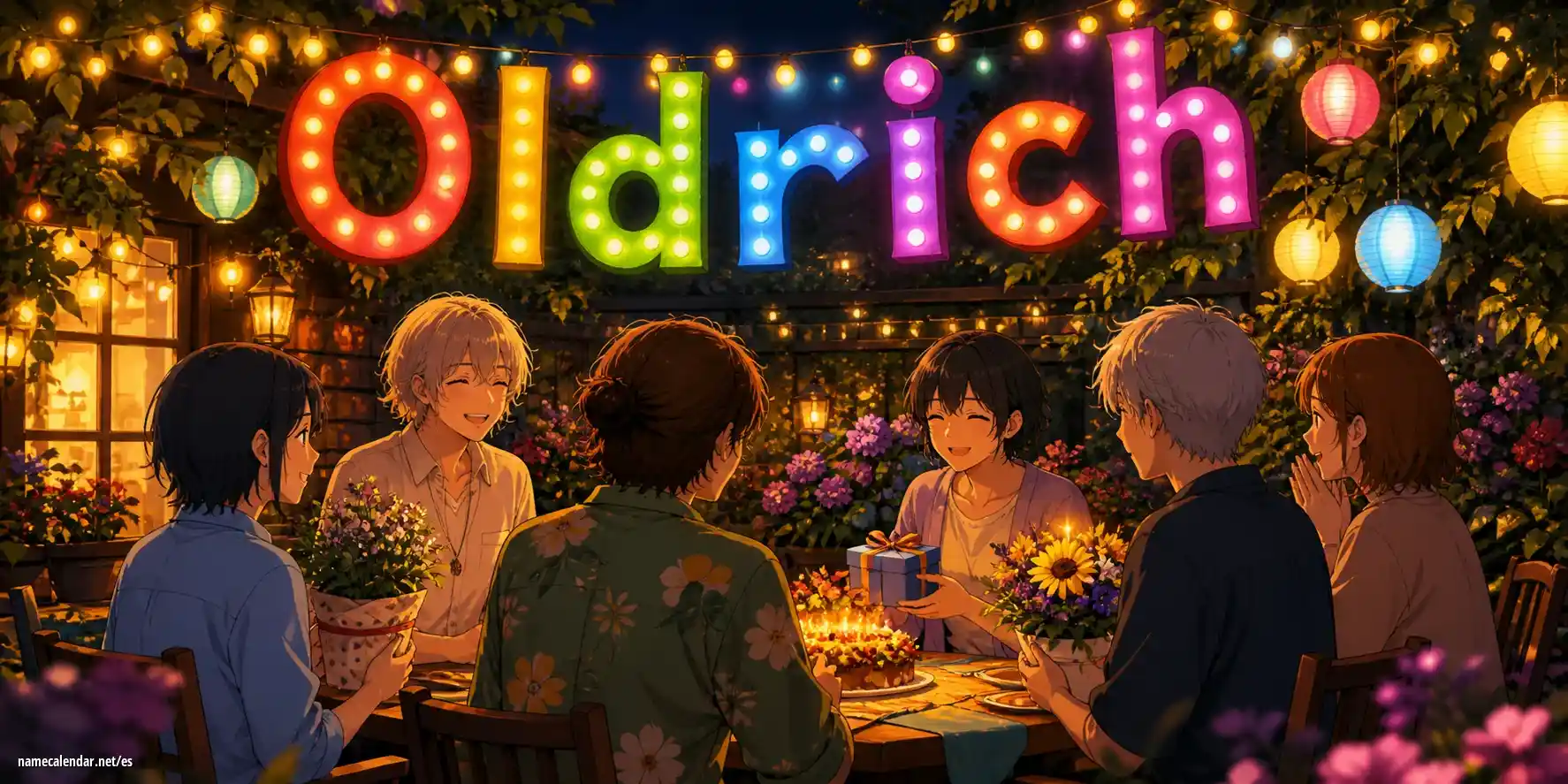 Celebración del onomástico y del nombre - Oldrich