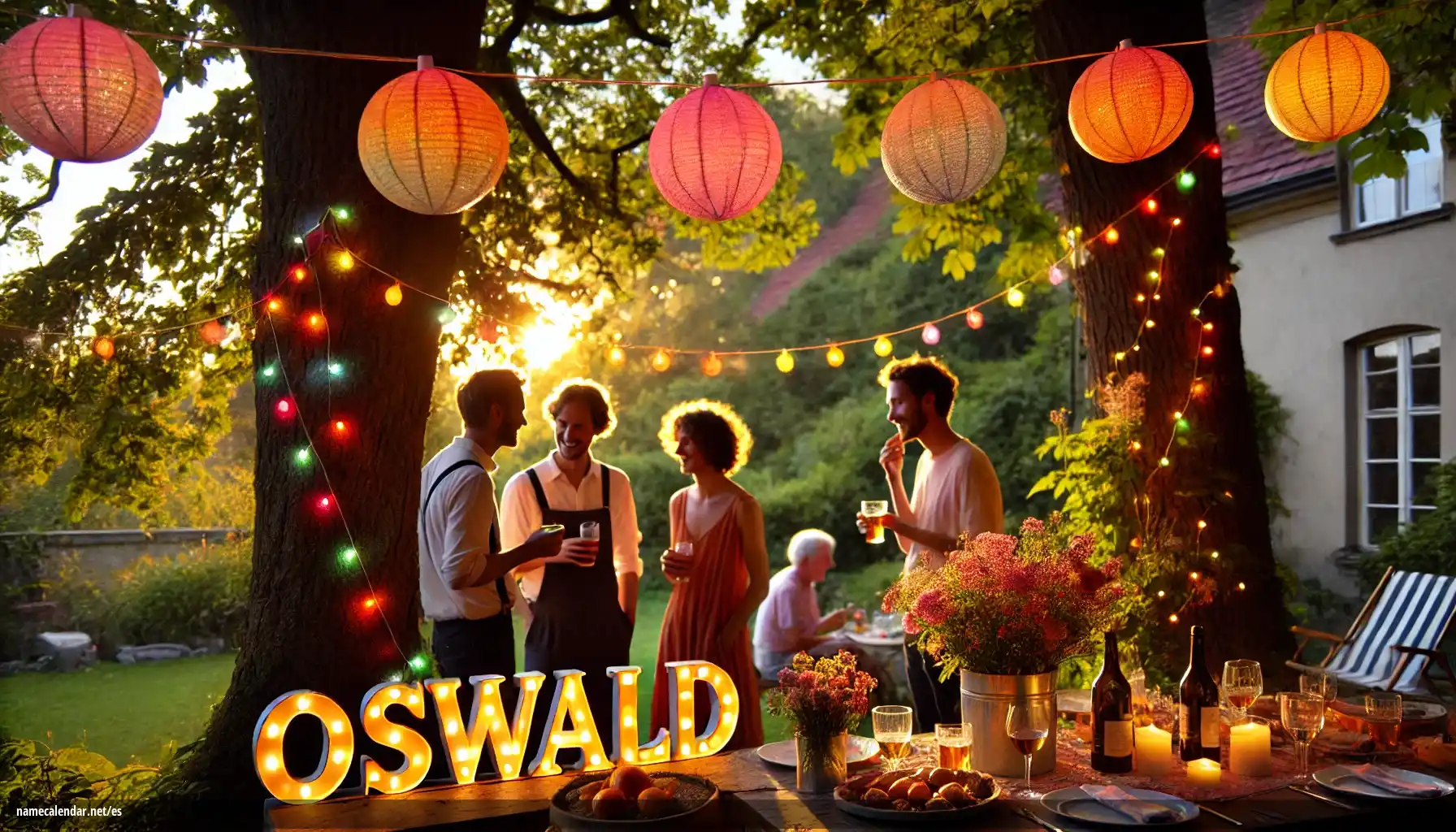 Celebración del onomástico y del nombre - Oswald
