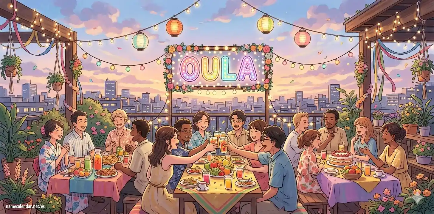Celebración del onomástico y del nombre - Oula