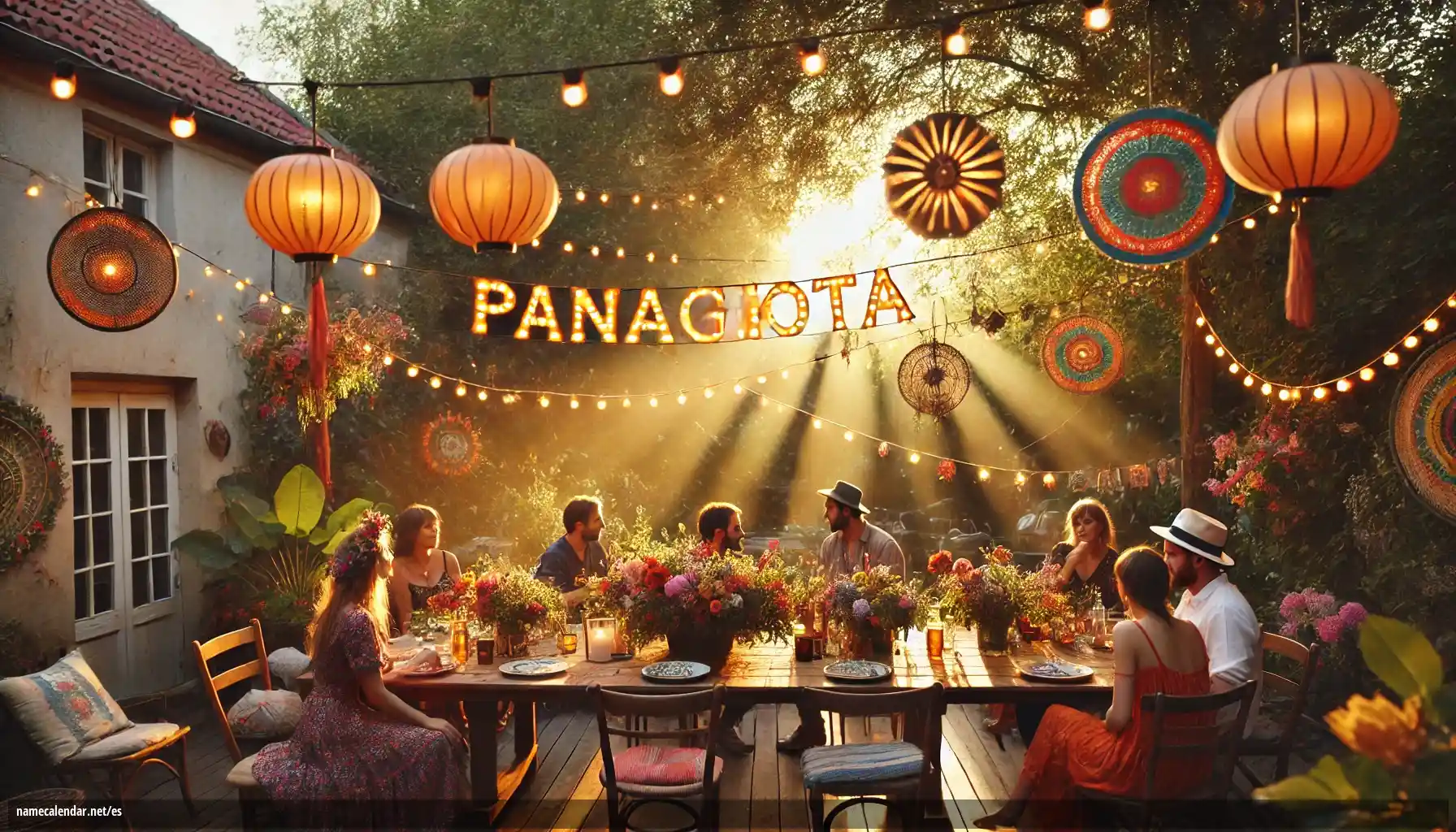 Celebración del onomástico y del nombre - Panagiota