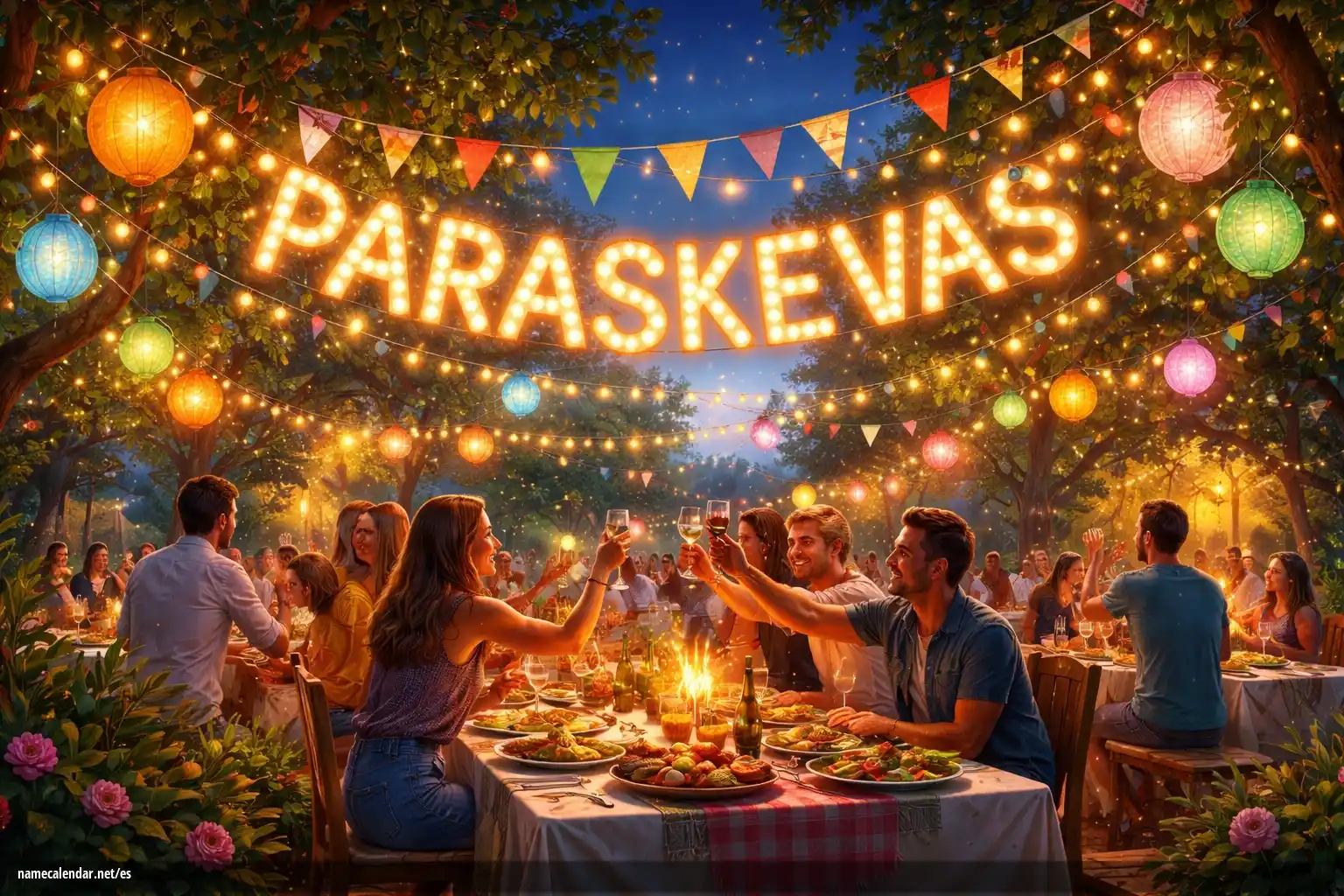Celebración del onomástico y del nombre - Paraskevas