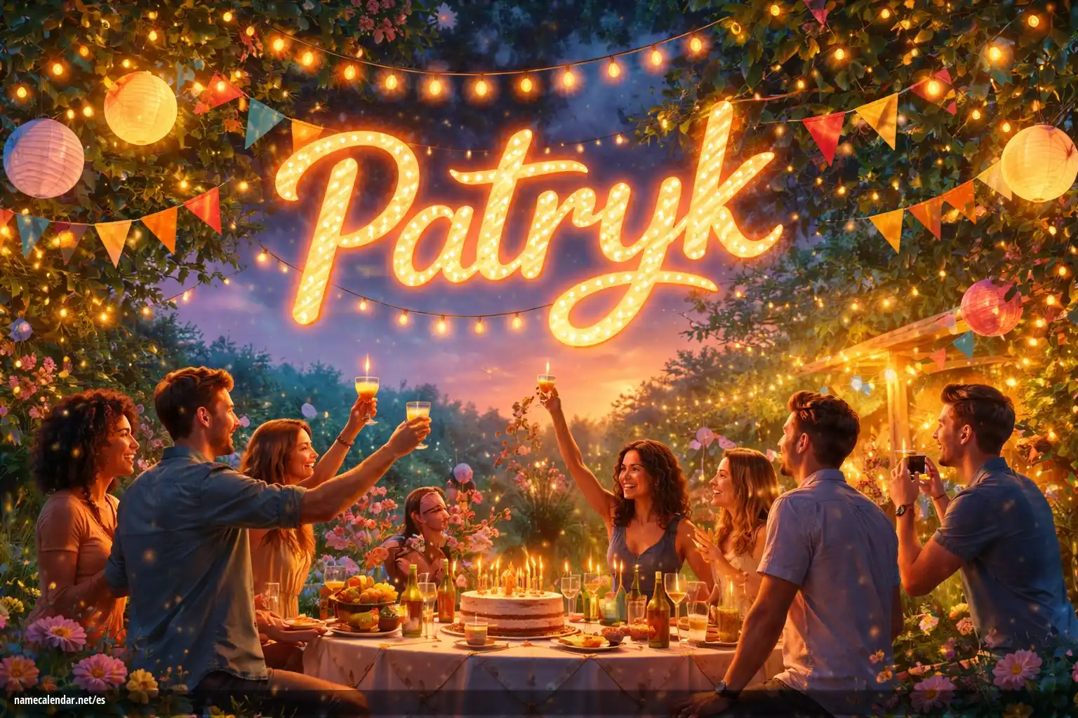 Celebración del onomástico y del nombre - Patryk